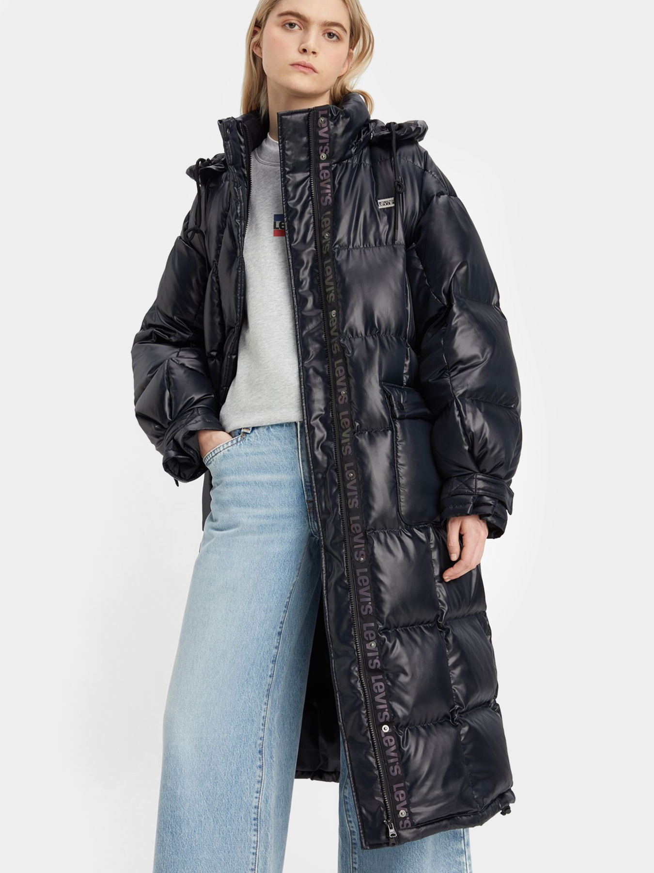 Пуховик Levi's Pillow Bubble Long модель A5890;0000 Фото