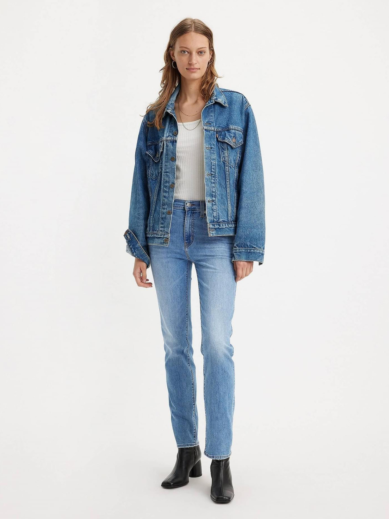 Завужені джинси Levi's 724 High Rise Straight Cool Jo модель 18883;0269 Фото
