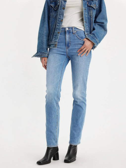 Зауженные джинсы Levi's 724 High Rise Straight Cool Jo модель 18883;0269 Фото