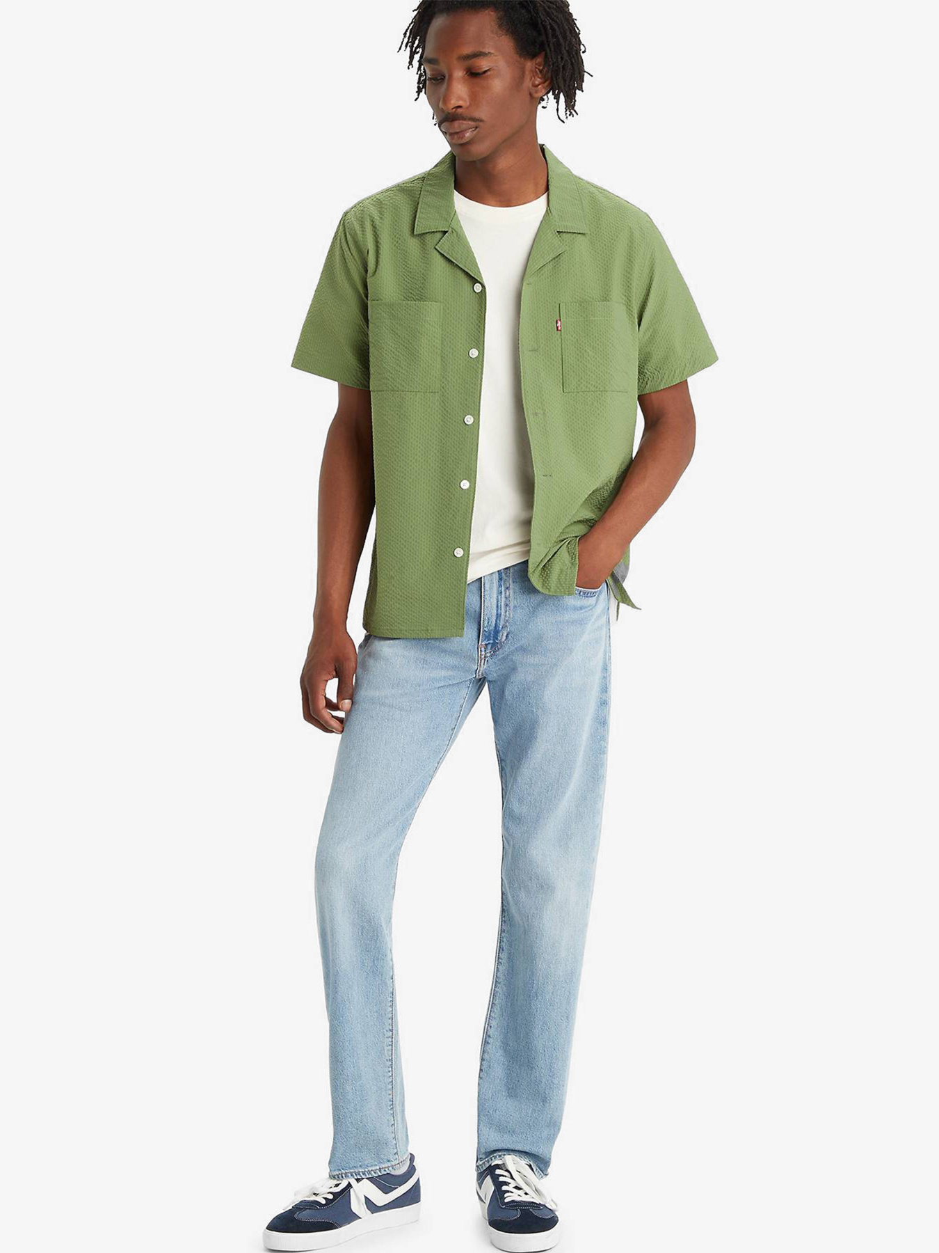 Прямі джинси Levi's 502 Taper Call It Off модель 29507;1417 Фото