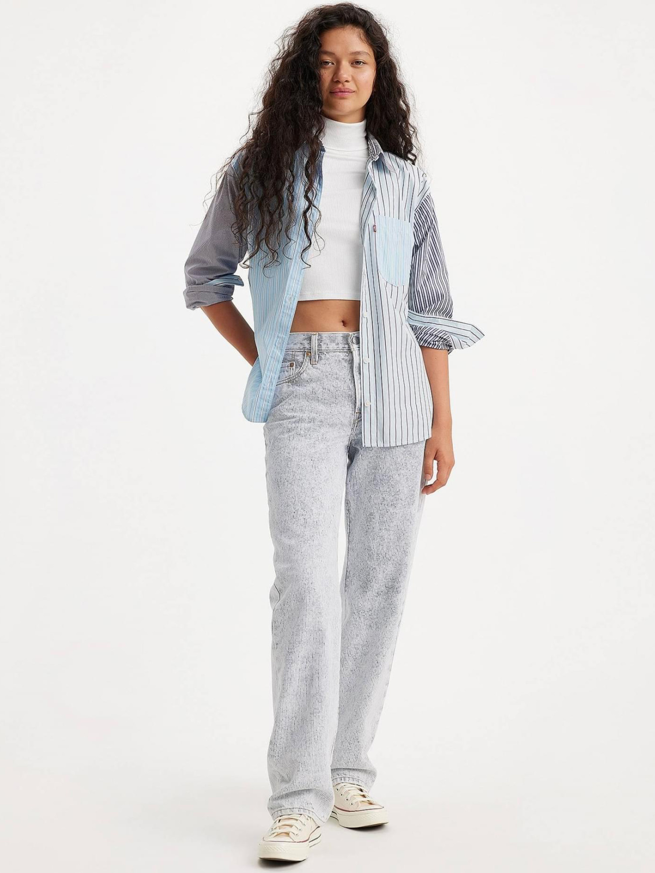 Прямі джинси Levi's 501 90S Mini Rail Stripe 501 модель A1959;0043 Фото