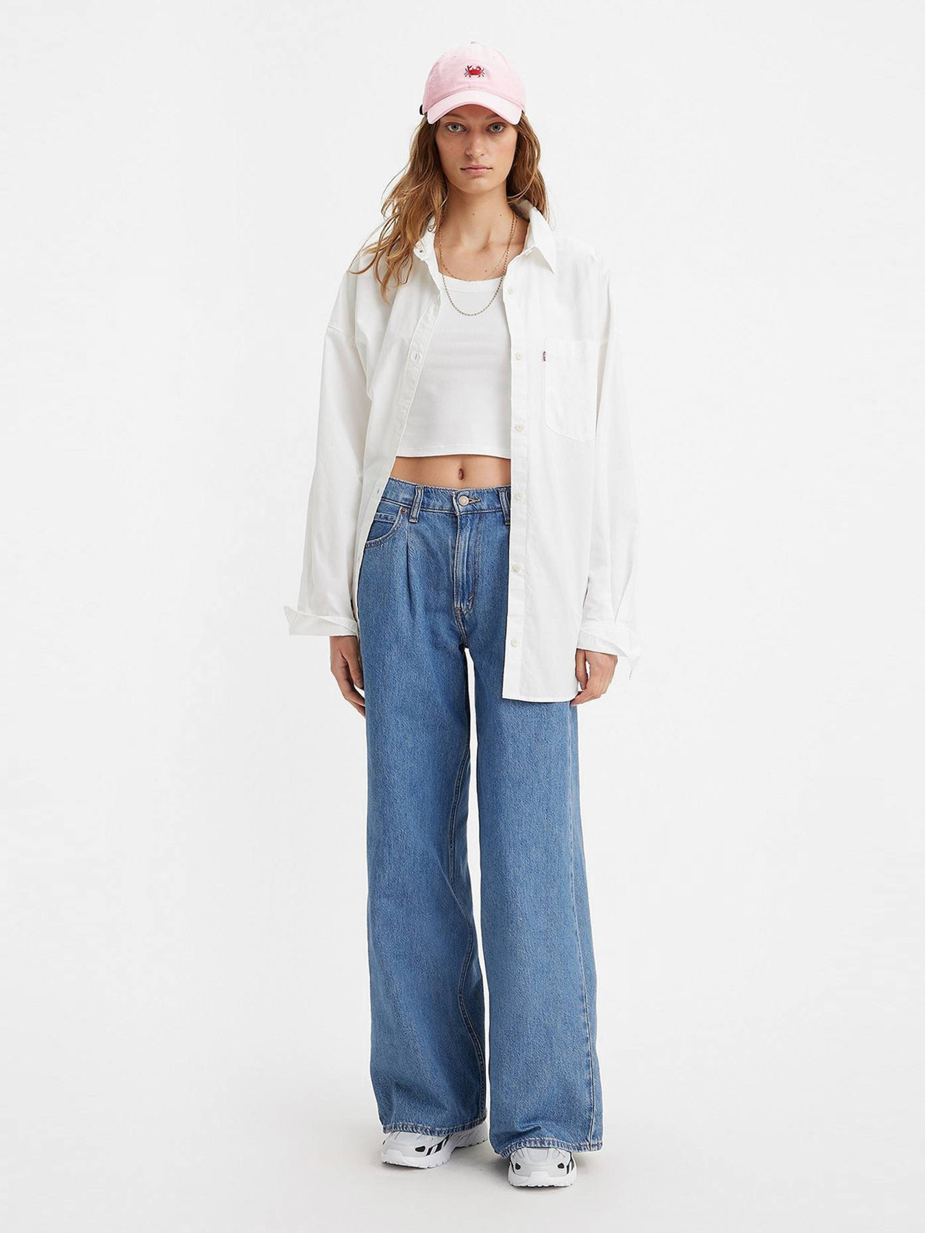 Широкі джинси Levi's Baggy Dad Wide Leg Cause And E модель A7455;0001 Фото