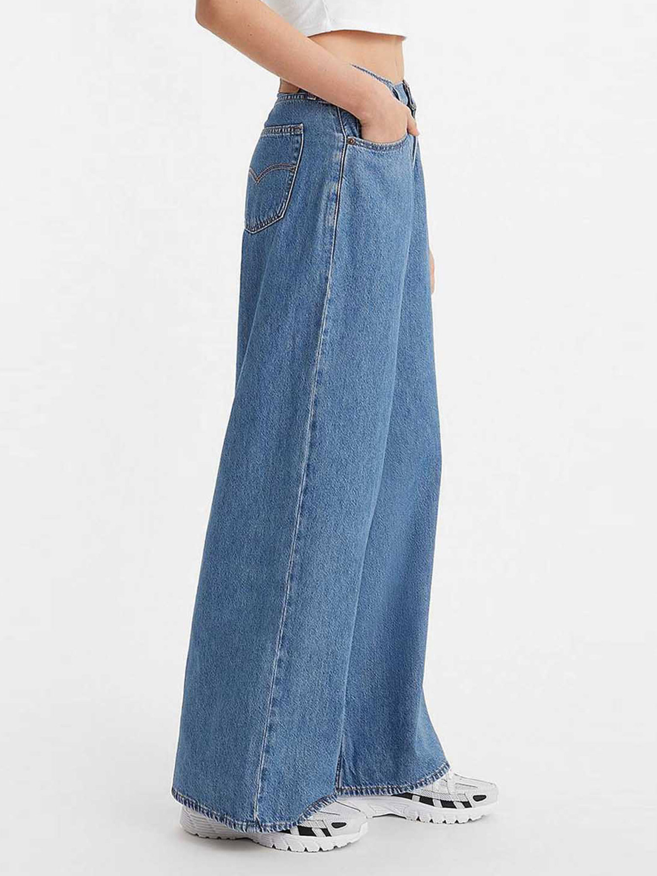 Широкі джинси Levi's Baggy Dad Wide Leg Cause And E модель A7455;0001 Широкі джинси Levi's Baggy Dad Wide Leg Cause And E модель A7455;0001 Фото