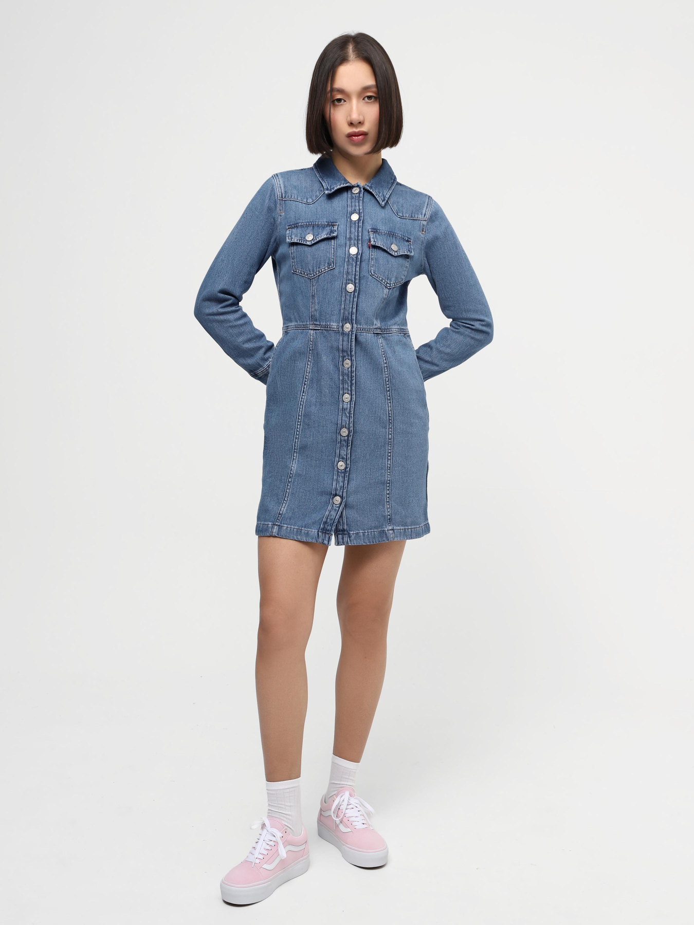 Платье мини Levi's Flynn Western Core модель A7592;0001 Фото