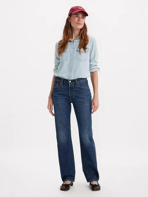 Прямі джинси Levi's 501 90S Lightweight Bottom Bar модель A8421;0000 Фото