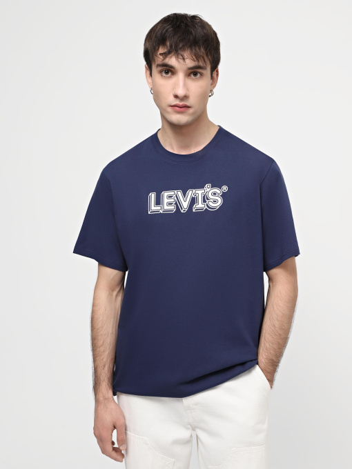 Футболка Levi's Ss Relaxed Fit Drop Shadow модель 16143;1340 Фото