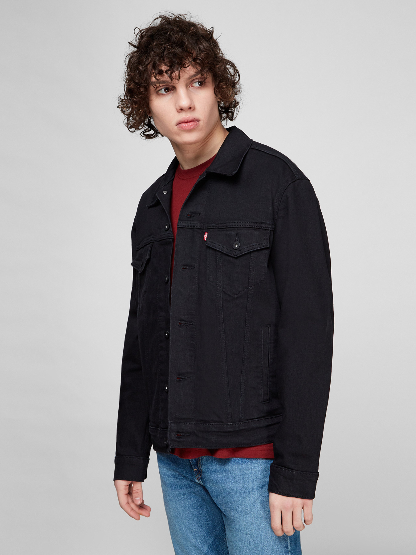 Джинсова куртка Levi's The Trucker Dark Horse модель 72334;0403 Фото