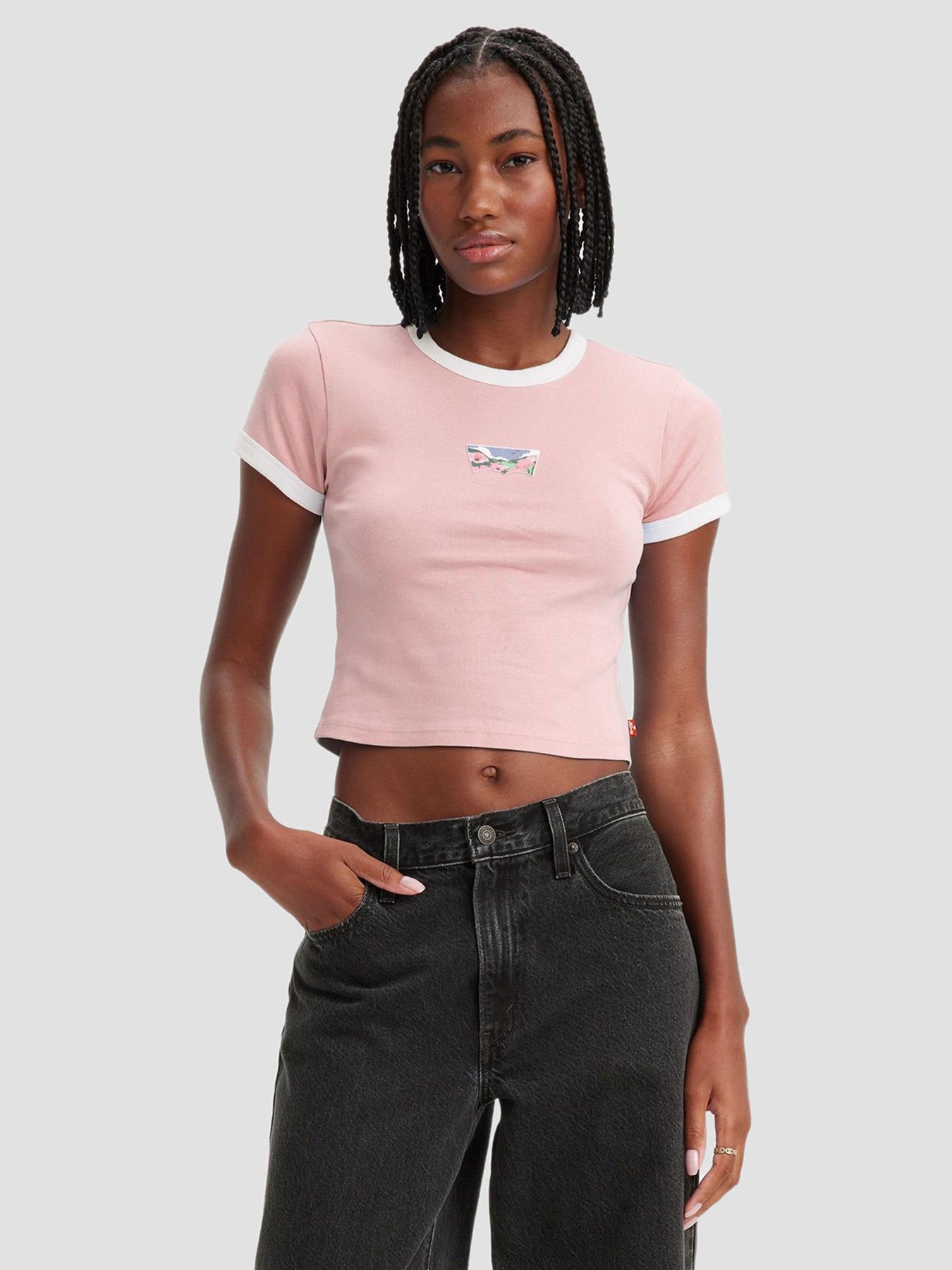 Футболка Levi's Graphic Ringer Mini Mini B модель A3523;0060 Футболка Levi's Graphic Ringer Mini Mini B модель A3523;0060 Фото