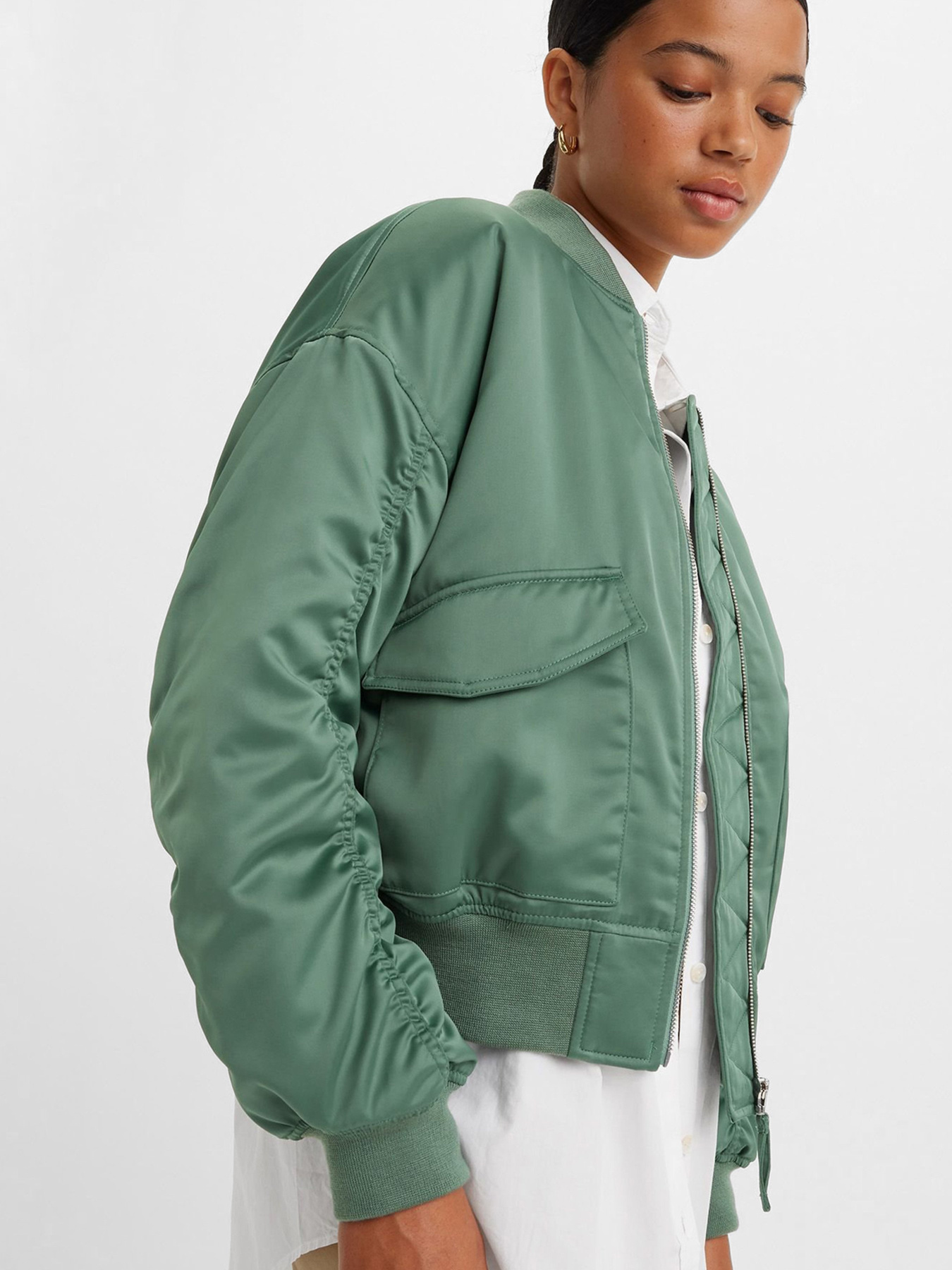 Бомбер Levi's Andy Techy Dark Forest модель A7262;0004 Фото