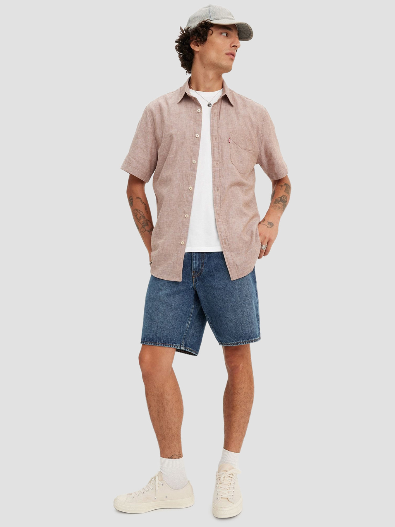 Джинсовые шорты Levi's 468 Loose Picnic Friend модель A8461;0003 Фото