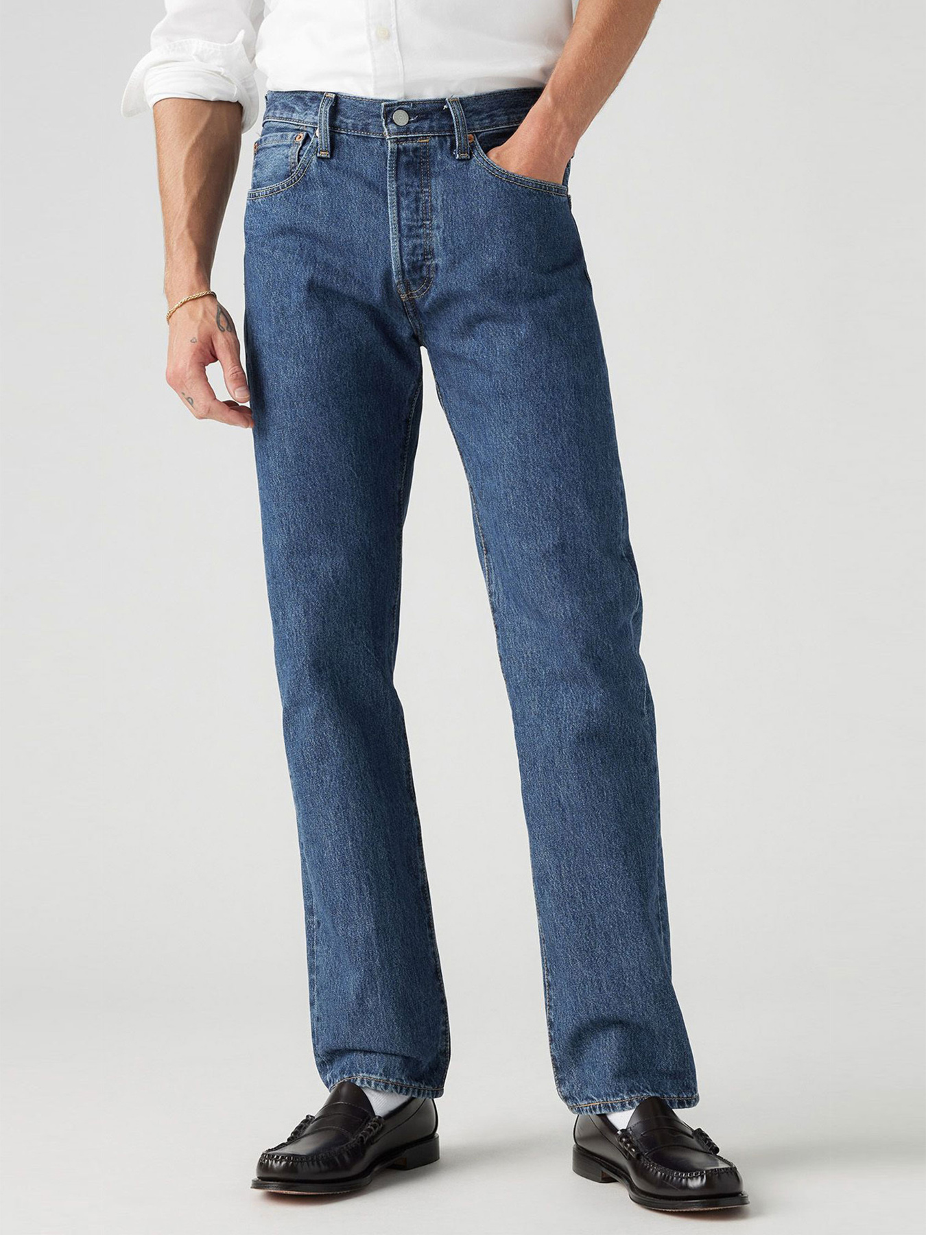 Прямі джинси Levi's модель 00501;0114 Фото