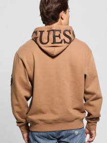 Мужское бежевое худи Guess модель M4BQ05.KBJ31;G1R4 Мужское бежевое худи Guess модель M4BQ05.KBJ31;G1R4 Фото