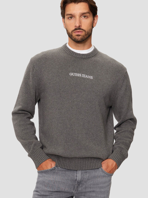 Мужской серый джемпер Guess Jeans модель M4BR31.Z3HM1;H91E Фото