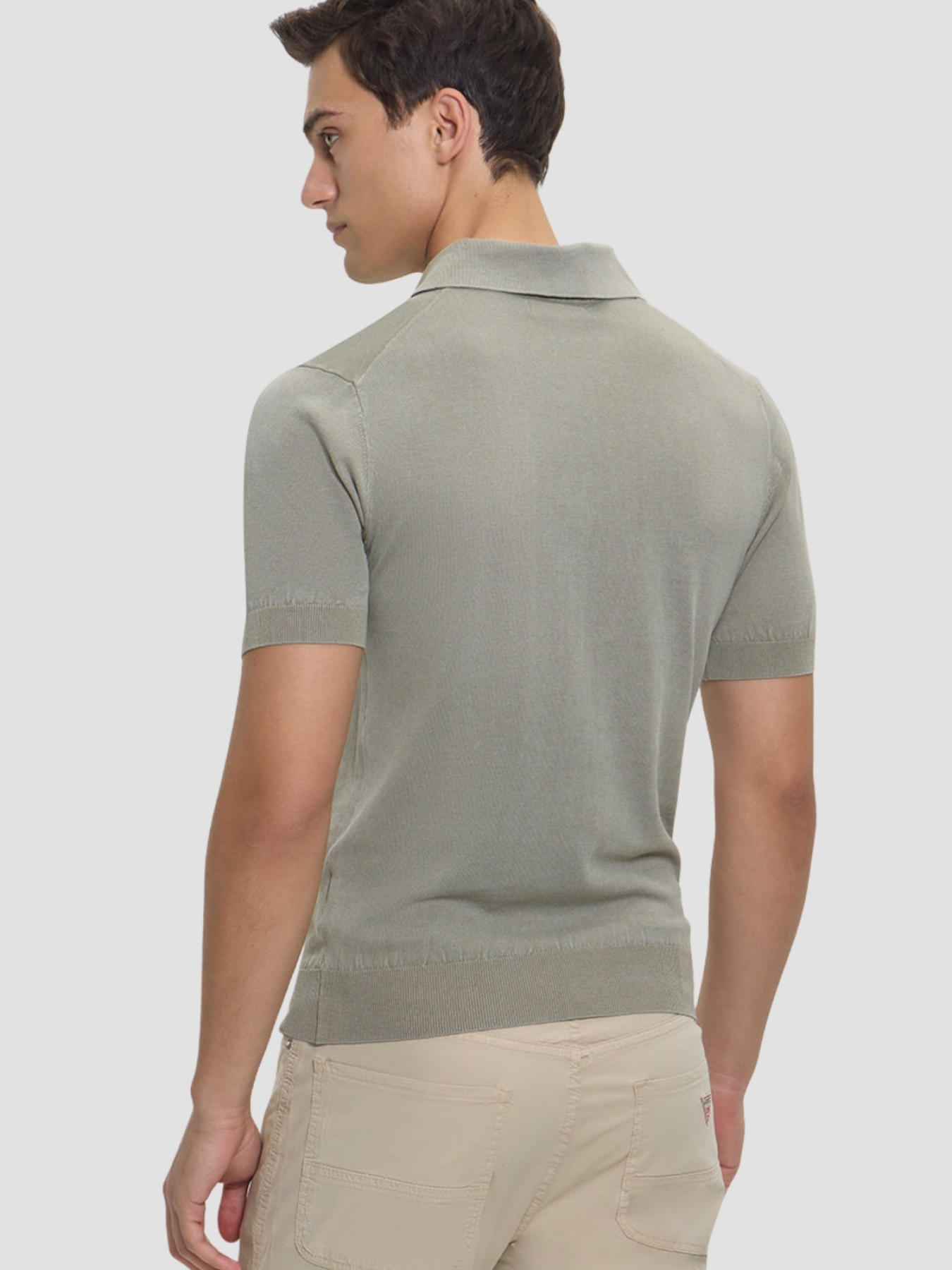 Мужское серое поло Guess модель M4GR07.Z3DN1;A81T Фото