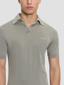 Мужское серое поло Guess модель M4GR07.Z3DN1;A81T Фото