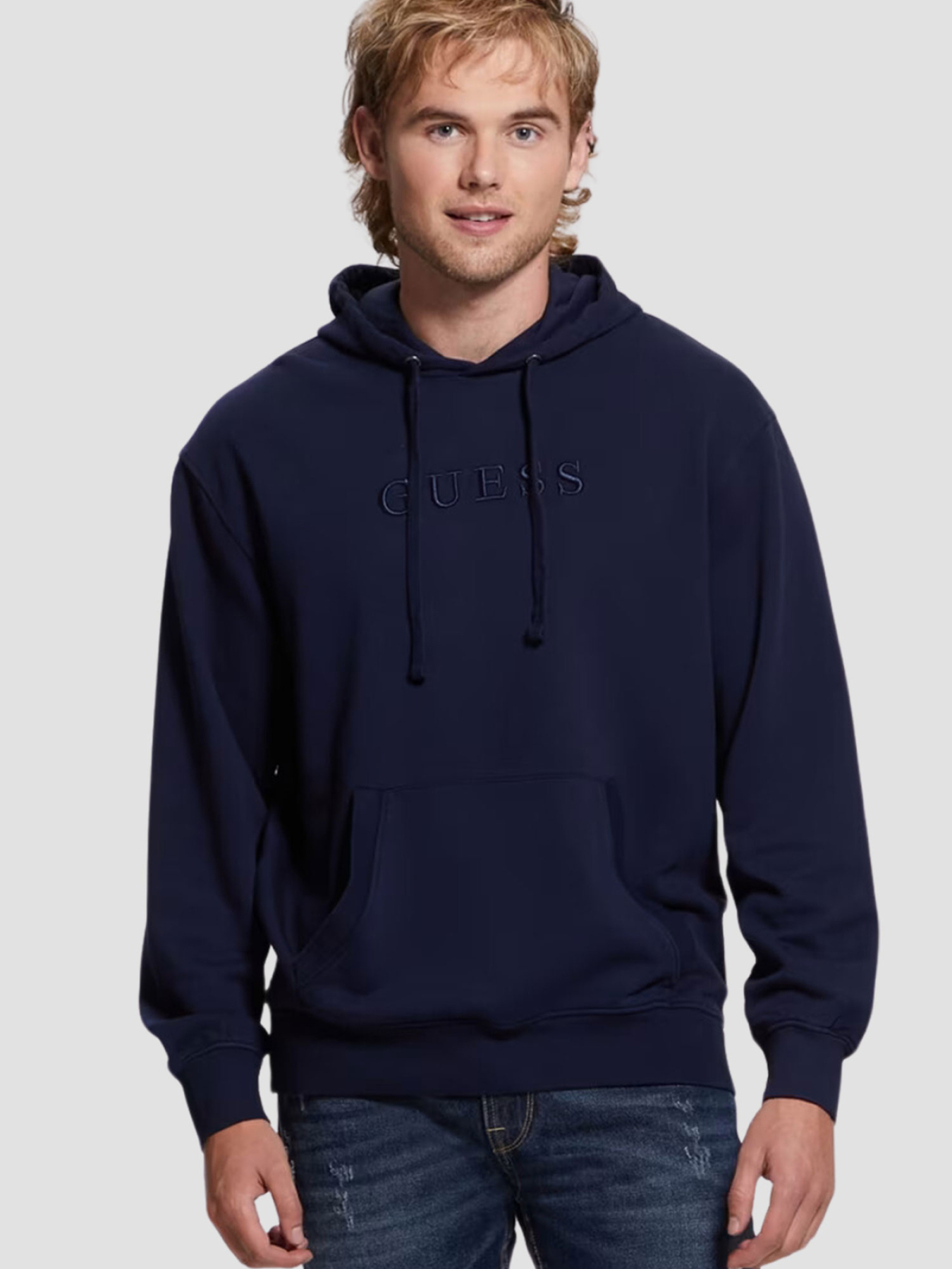 Чоловіче синє худі Guess модель M4RQ33.K9YI1;F73J Фото