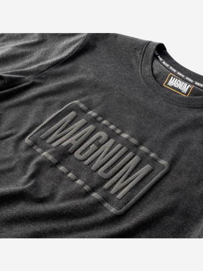 Футболка Magnum Essential 2.0 модель MAGNUM ESSENTIAL T-SHIRT 2.0M4S-BLACK MELANGE — фото 4 - INTERTOP