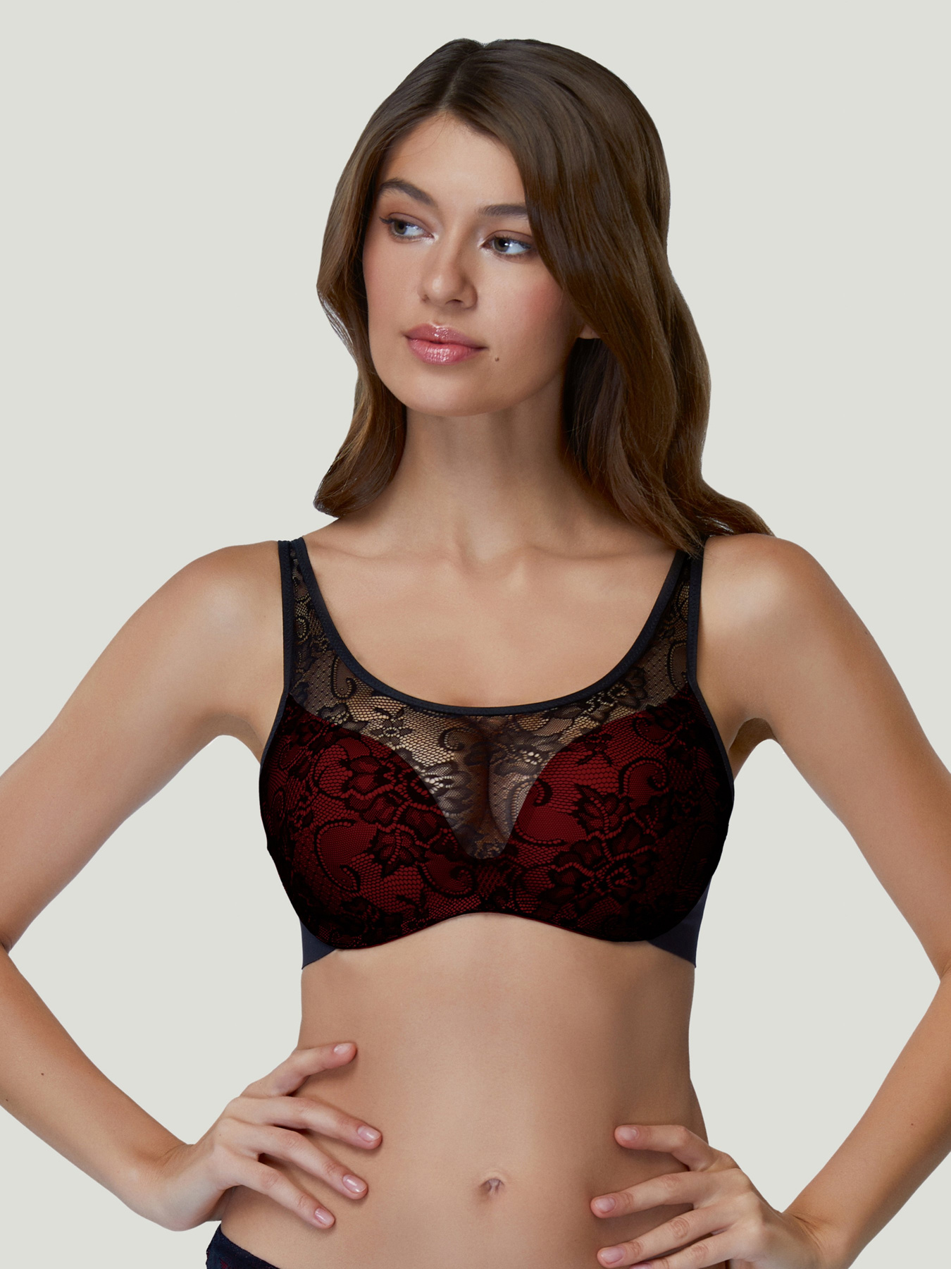 Топ Marc & Andre модель A9-1744-WF-blck/red Фото