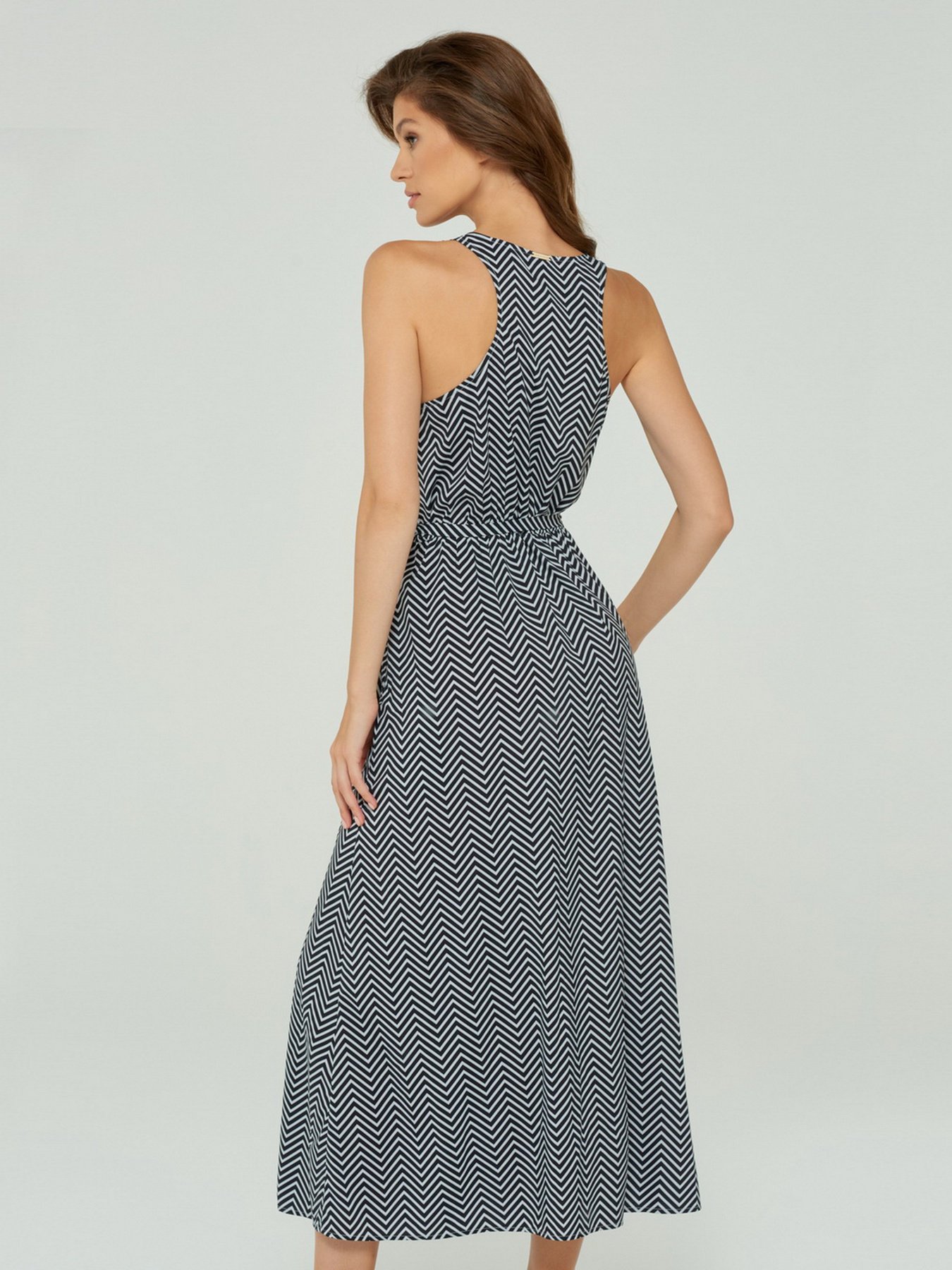 Сукня міді Marc & Andre Модель CU21-06-blck/wht Фото