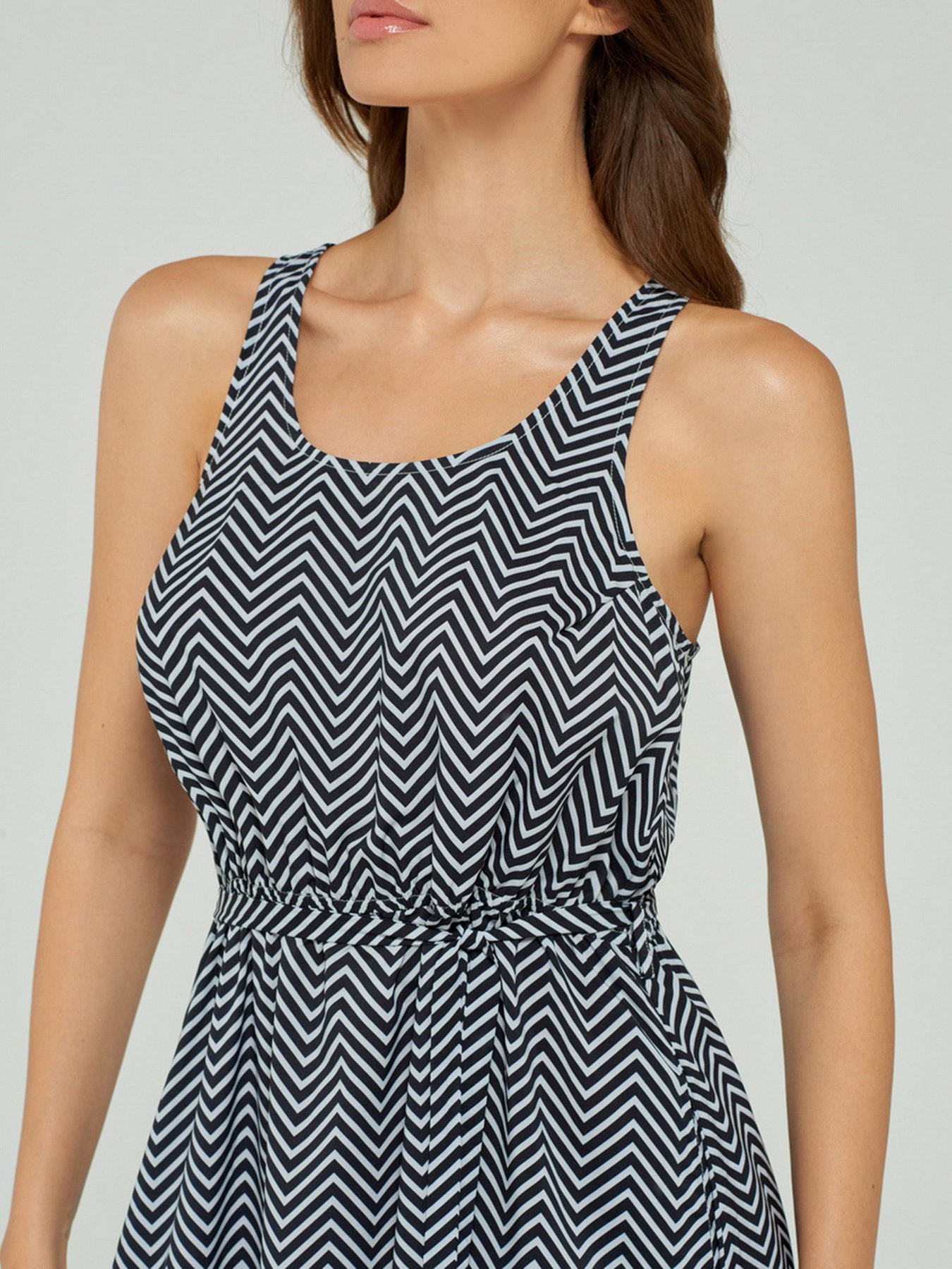 Сукня міді Marc & Andre Модель CU21-06-blck/wht Фото