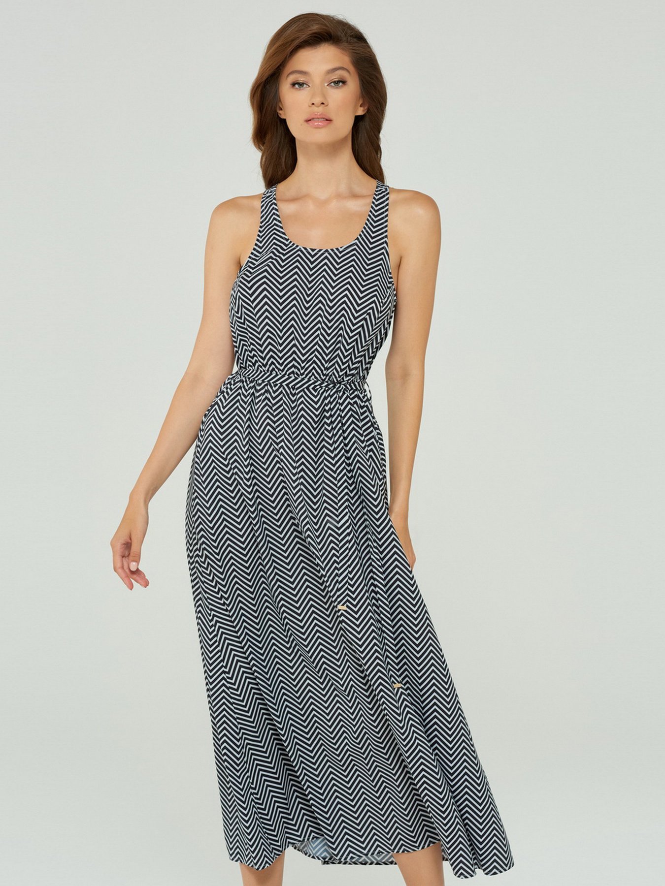 Сукня міді Marc & Andre Модель CU21-06-blck/wht Фото