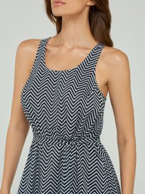 Сукня міді Marc & Andre Модель CU21-06-blck/wht Фото