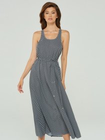 Сукня міді Marc & Andre Модель CU21-06-blck/wht Фото