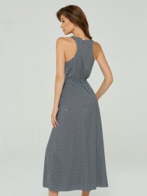 Сукня міді Marc & Andre модель CU21-06-blck/wht Сукня міді Marc & Andre модель CU21-06-blck/wht Фото