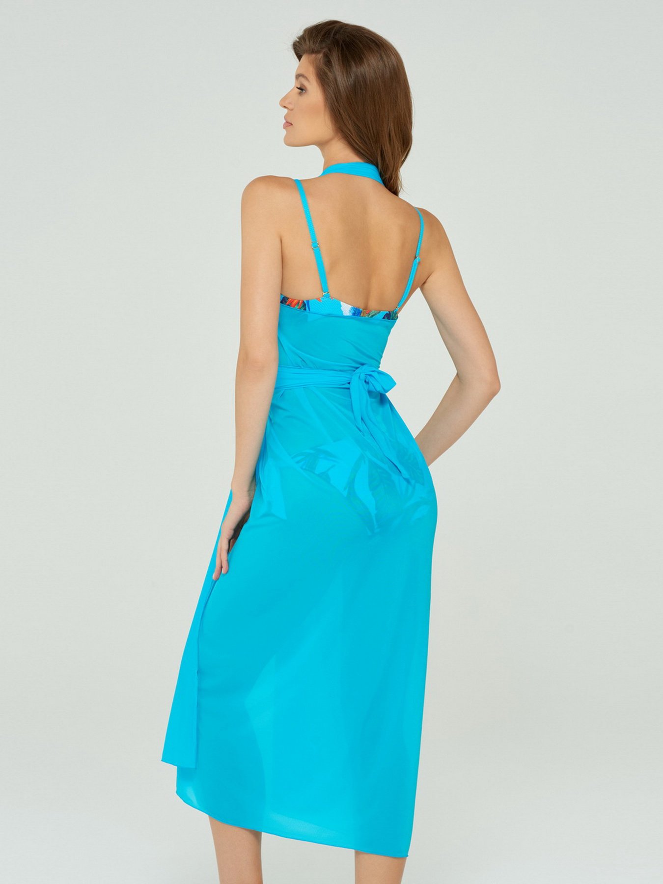 Платье миди Marc & Andre модель CU21-12-light blue Фото