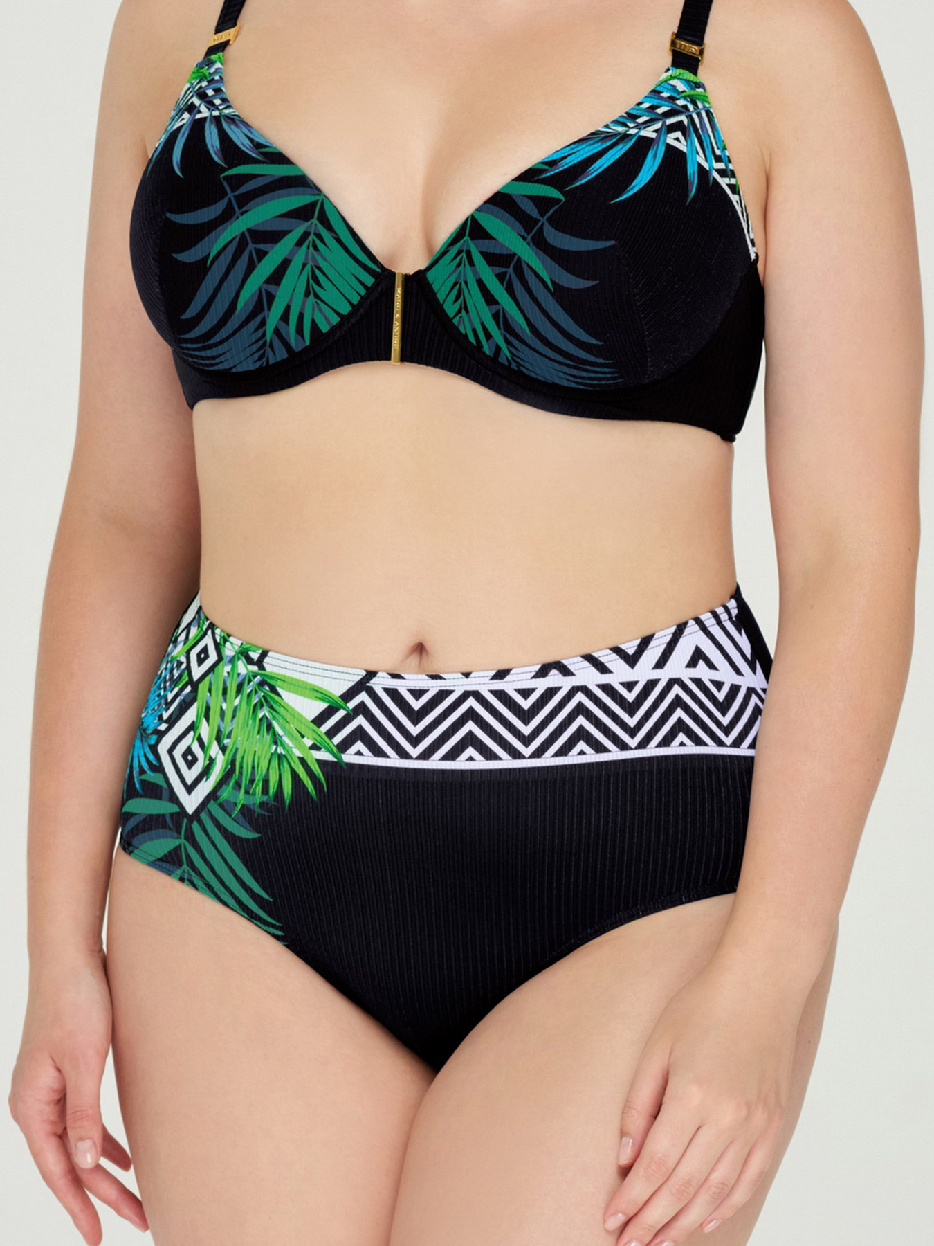 Нижня частина купальника Marc & Andre модель L2109-ZP-HWB-blck/wht Фото