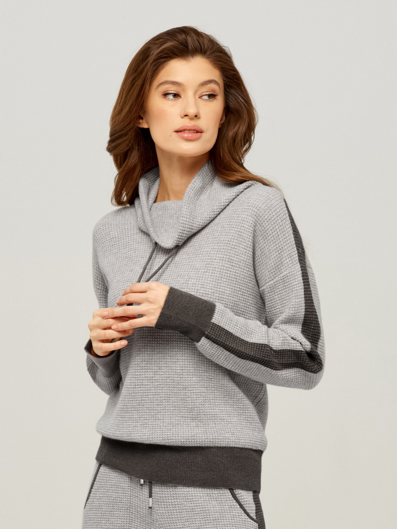 Свитер Marc & Andre модель W21-00CH817-gray Свитер Marc & Andre модель W21-00CH817-gray Фото