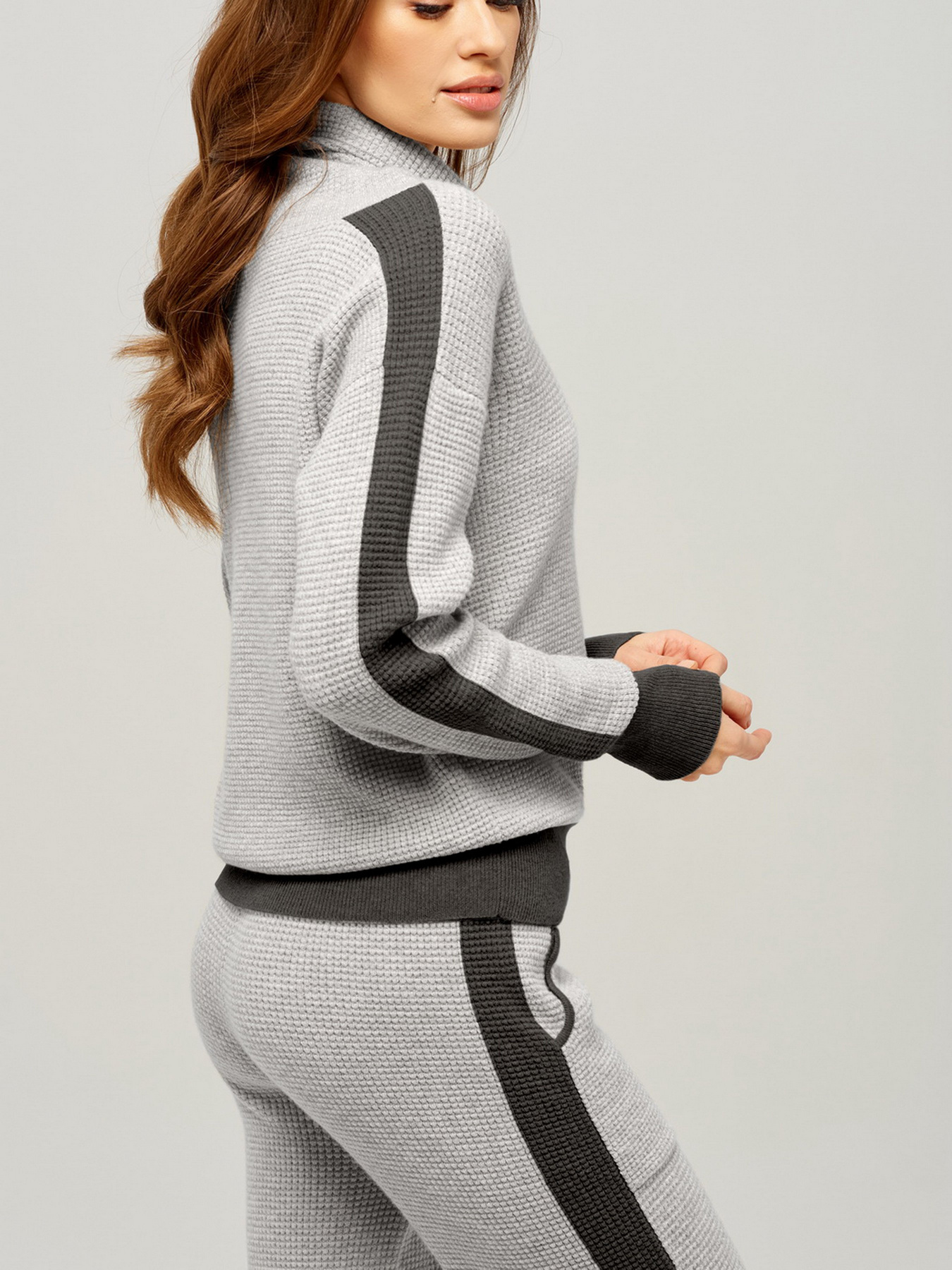 Свитер Marc & Andre модель W21-00CH817-gray Свитер Marc & Andre модель W21-00CH817-gray Фото