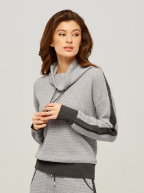 Свитер Marc & Andre модель W21-00CH817-gray Свитер Marc & Andre модель W21-00CH817-gray Фото