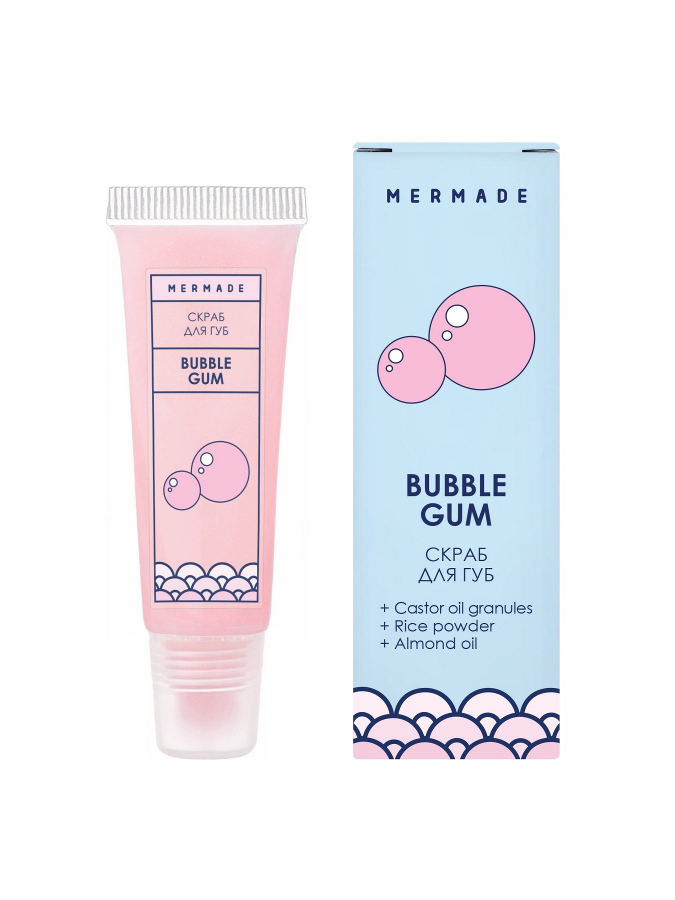 Скраб для губ Bubble Gum MERMADE модель 4820241301454 Фото
