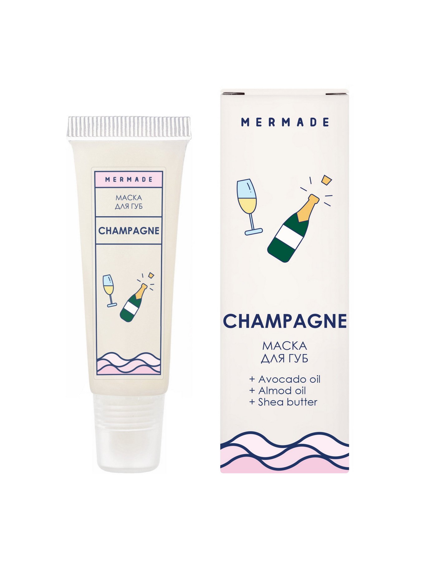 Маска для губ Champagne MERMADE модель 4820241301591 Фото