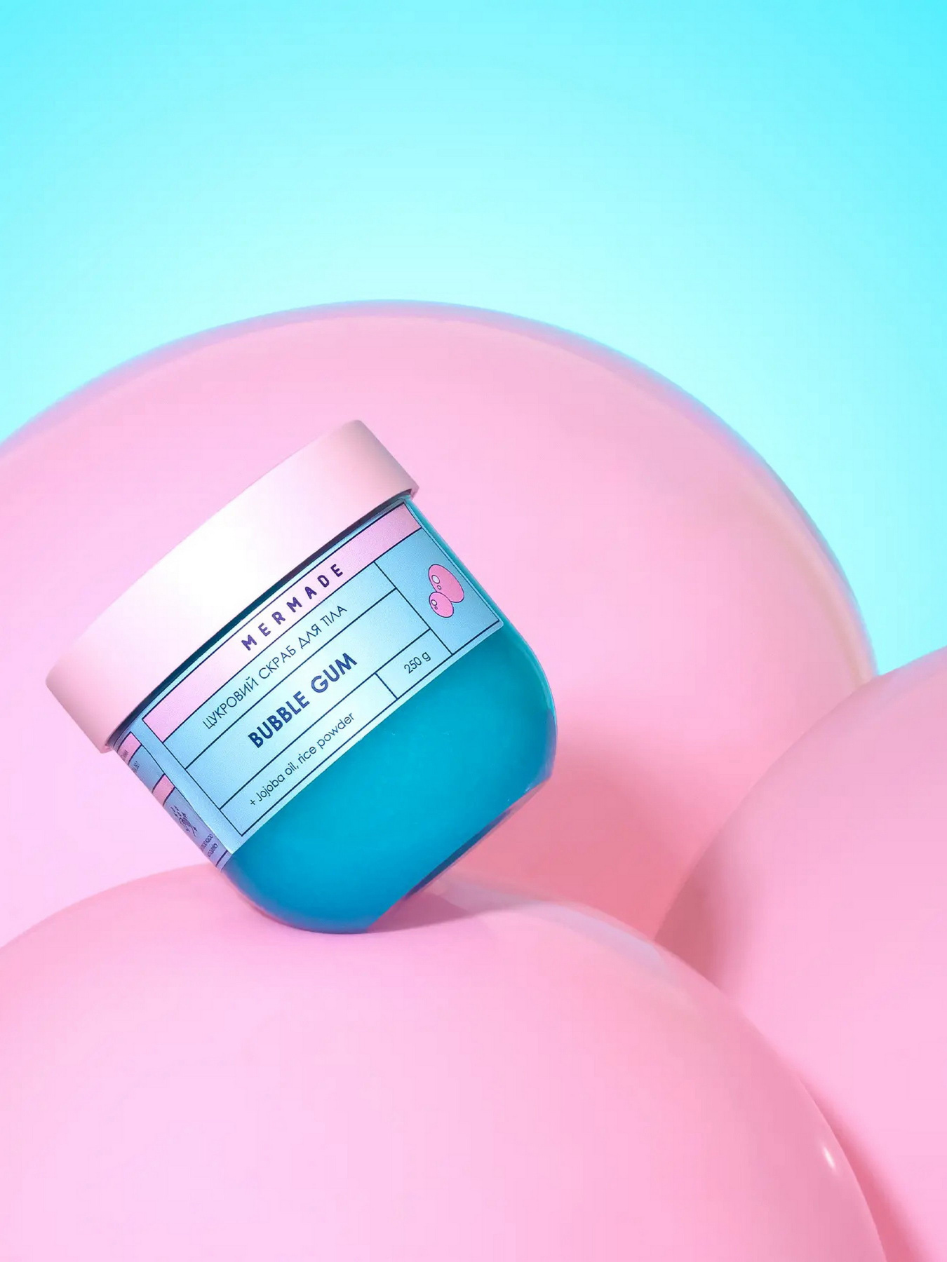 Цукровий скраб для тіла Bubble Gum MERMADE модель 4820241303694 Фото