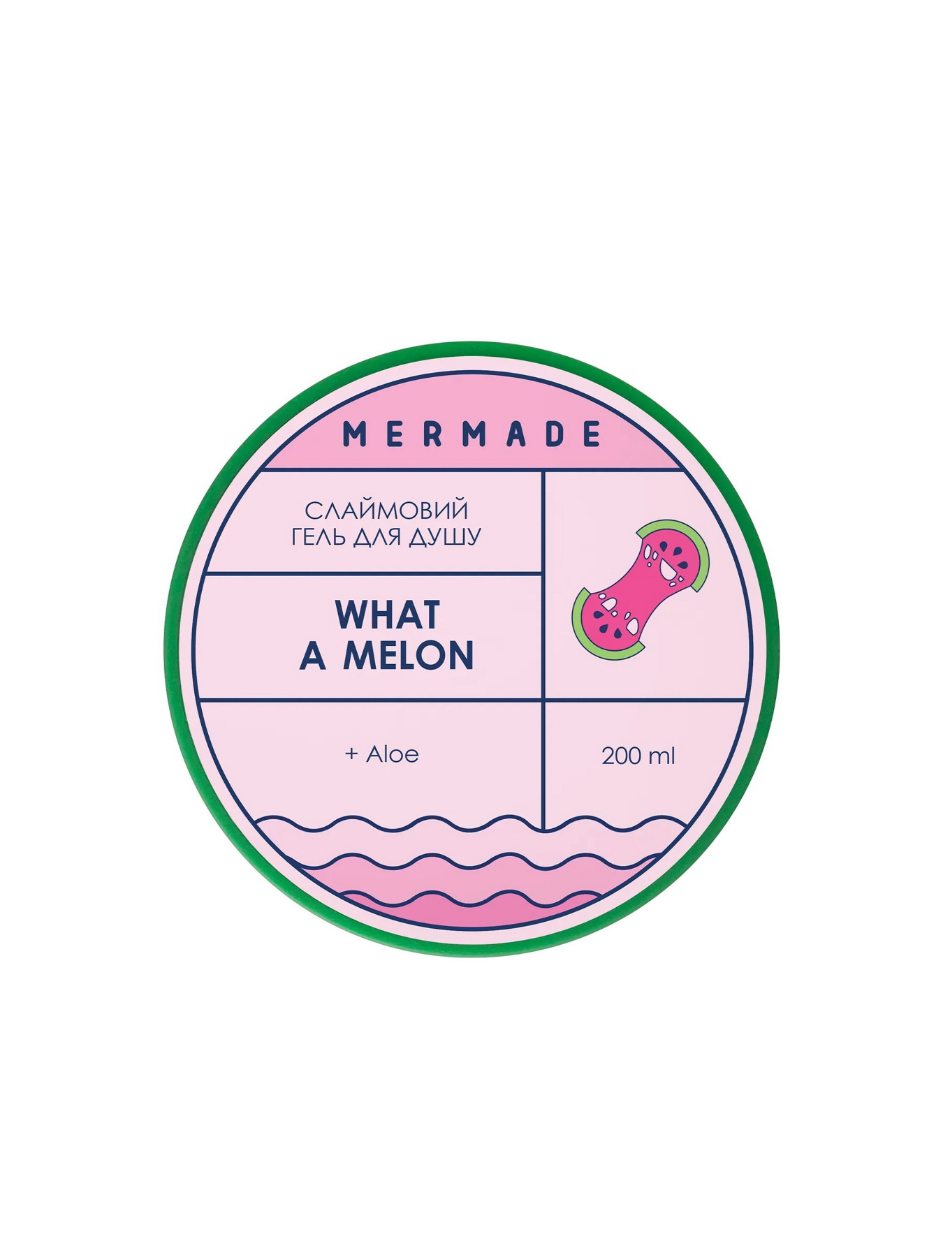 Слаймовий гель для душу What a melon MERMADE модель 4820241302017 Фото