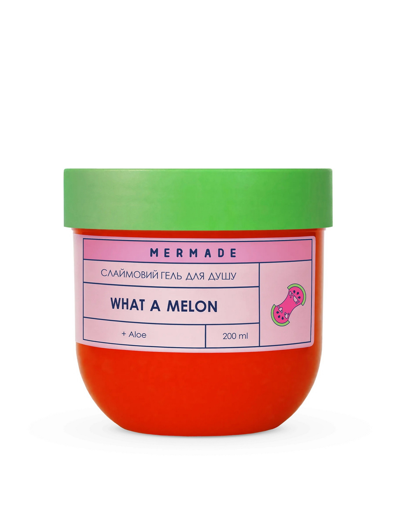 Слаймовий гель для душу What a melon MERMADE модель 4820241302017 Фото