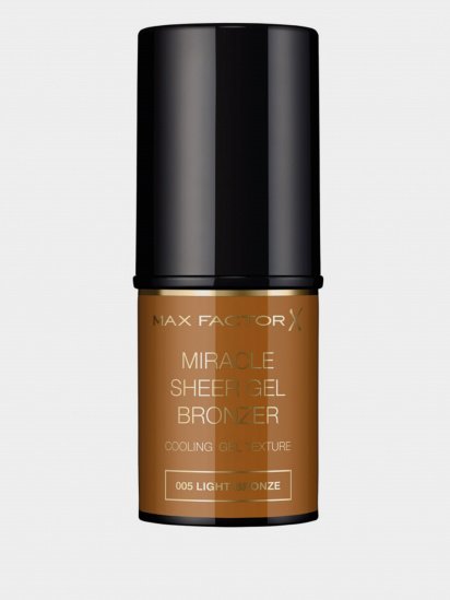 MAX FACTOR ­Гелевий бронзер у стіку Miracle Sheer Gel Bronzer модель 3614229324549 — фото - INTERTOP