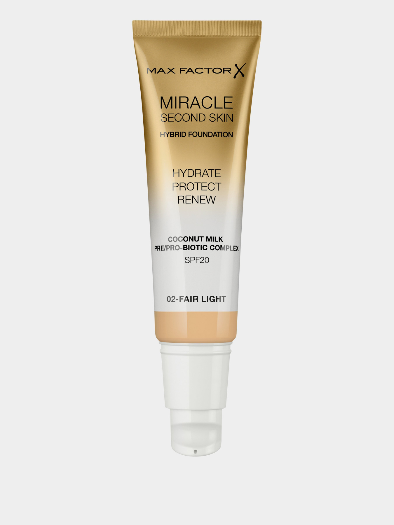 Тональная основа для лица Miracle Second Skin Foundation MAX FACTOR модель 3614229764796 Фото