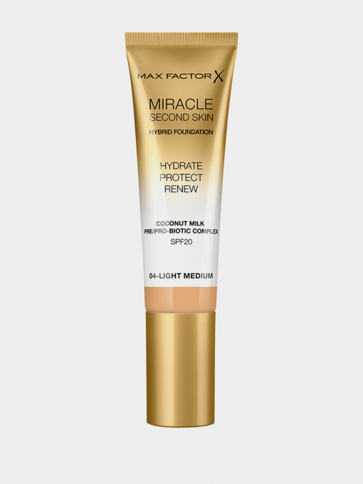 Тональна основа для обличчя Miracle Second Skin Foundation MAX FACTOR модель 3614229764840 Фото