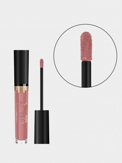 MAX FACTOR ­Помада рідка матова Lipfinity Velvet Matte Lipstick модель 8005610629858 — фото 3 - INTERTOP