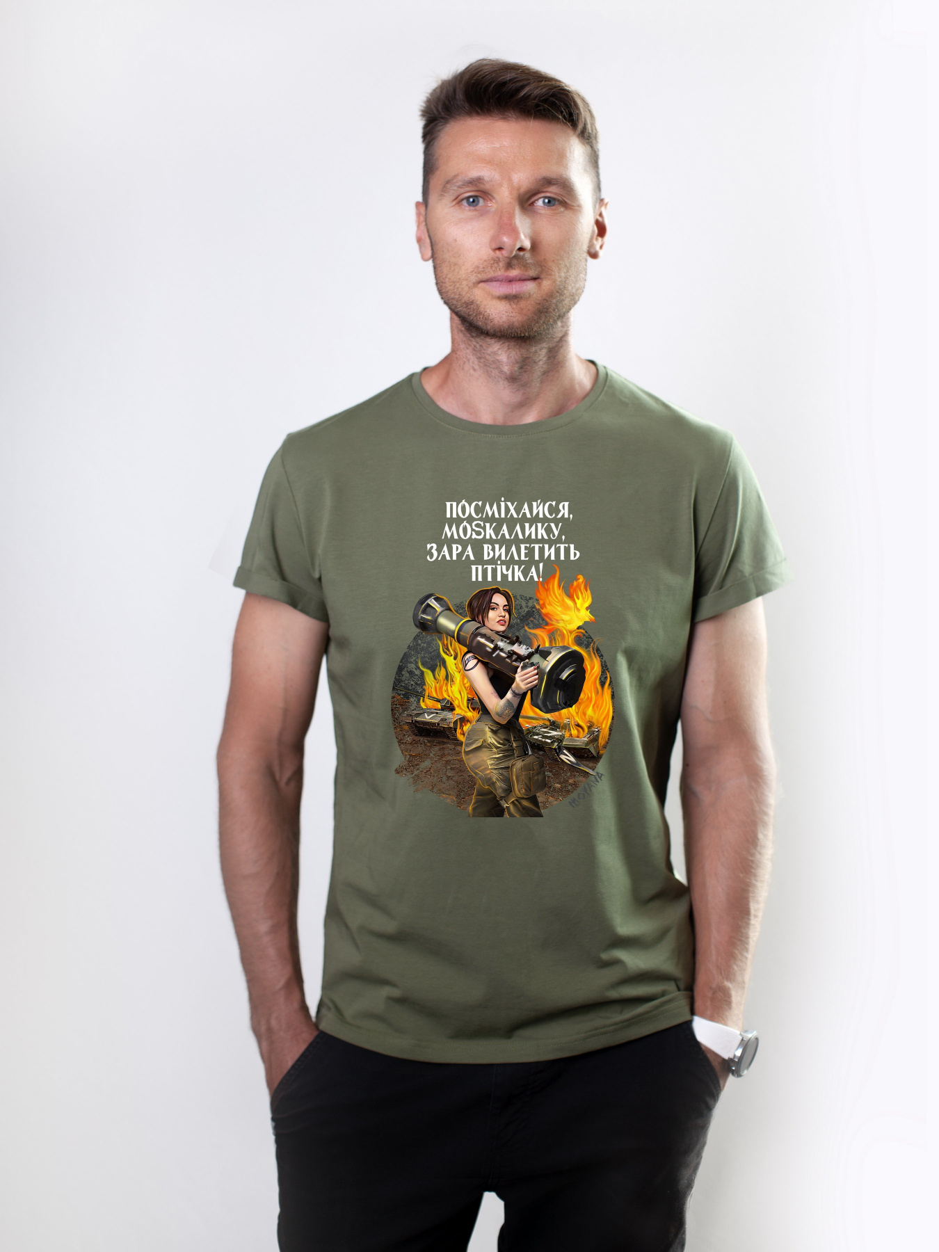 Футболка Military Women модель Куба_олива Фото