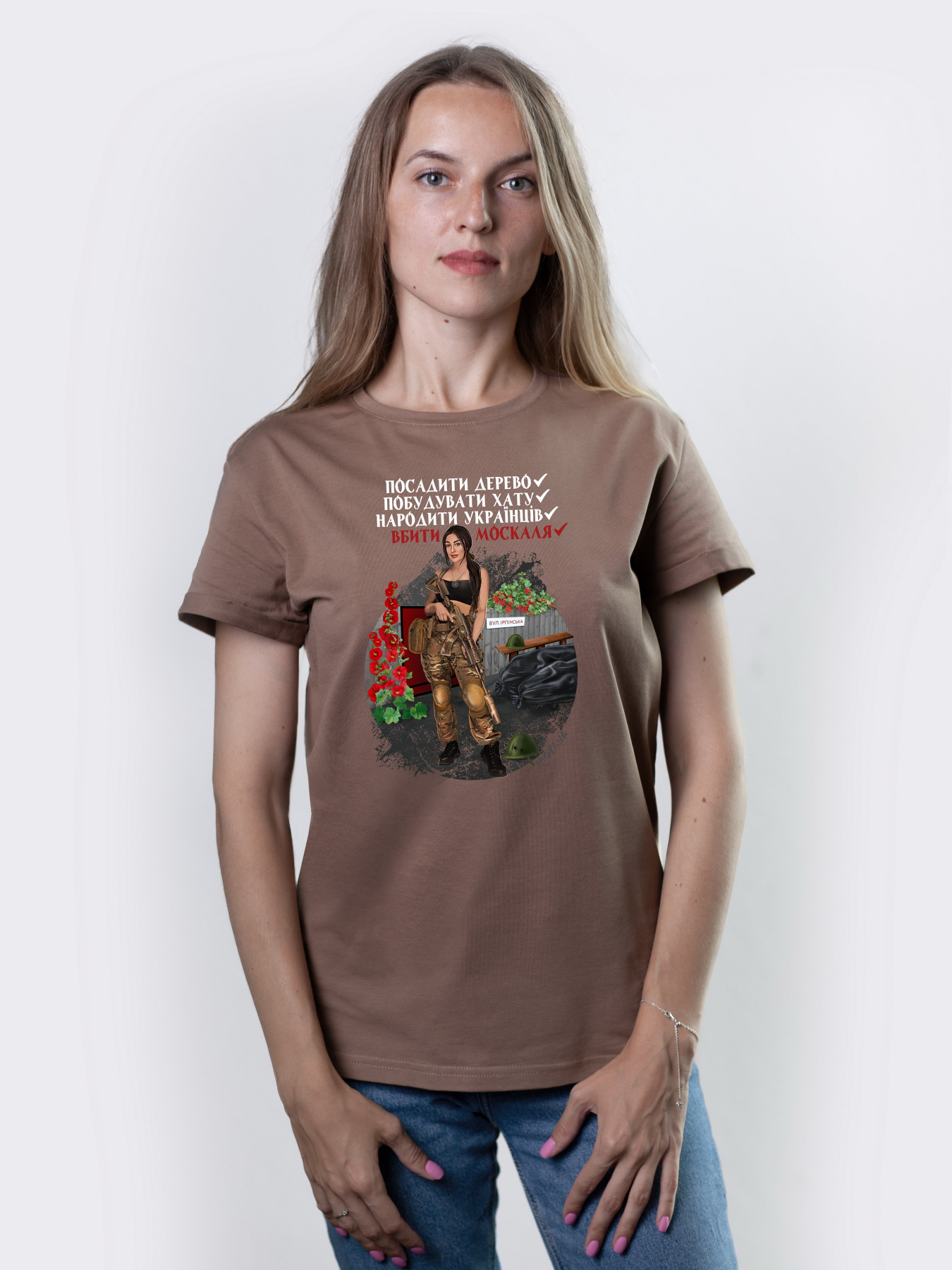 Футболка Military Women модель Мальва_койот Фото