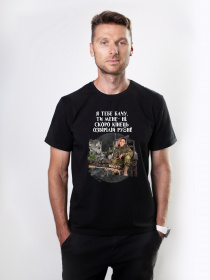 Футболка Military Women модель Мужність_чорна Фото