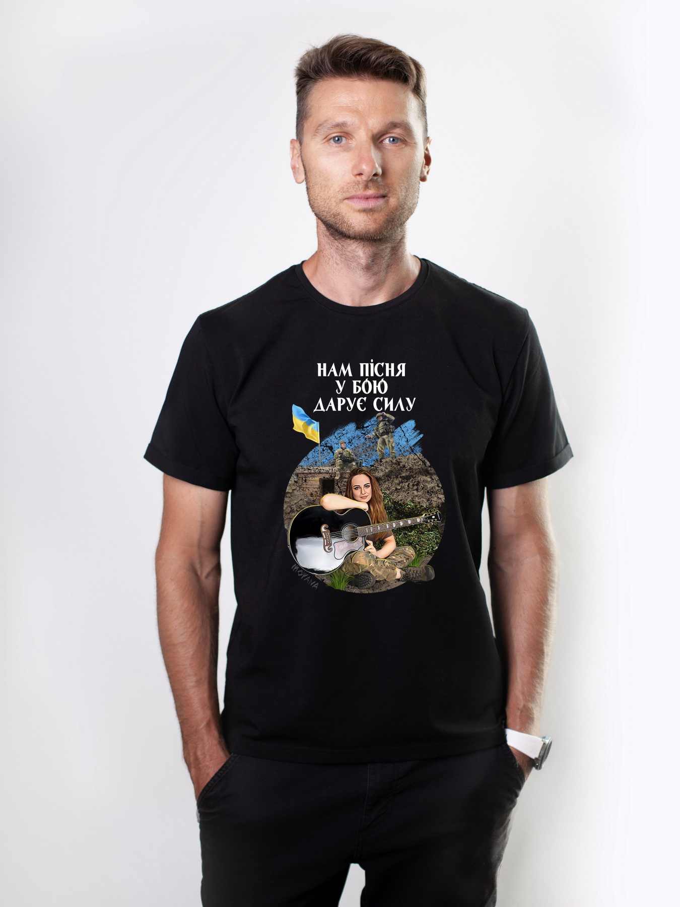 Футболка Military Women модель Натхнення_чорна Фото