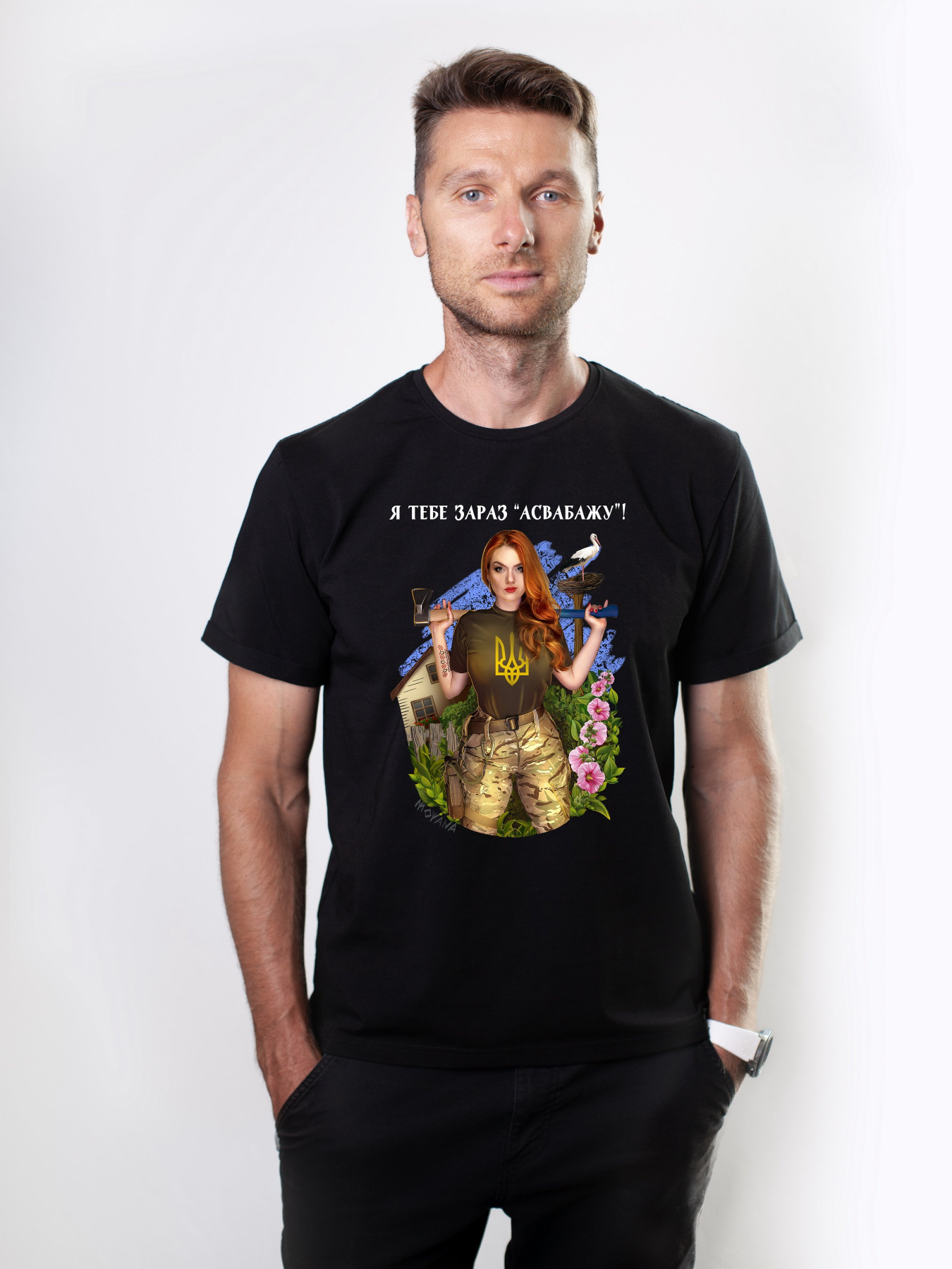 Футболка Military Women модель Сила_чорна Фото