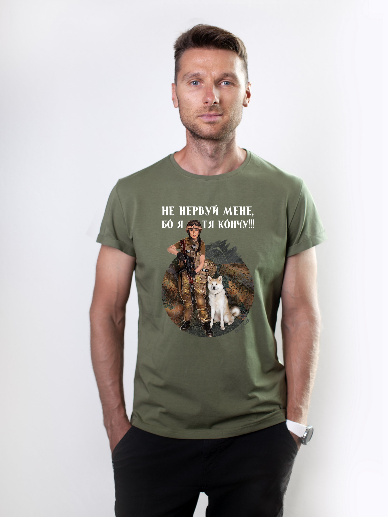 Футболка Military Women модель ТРО_олива Фото