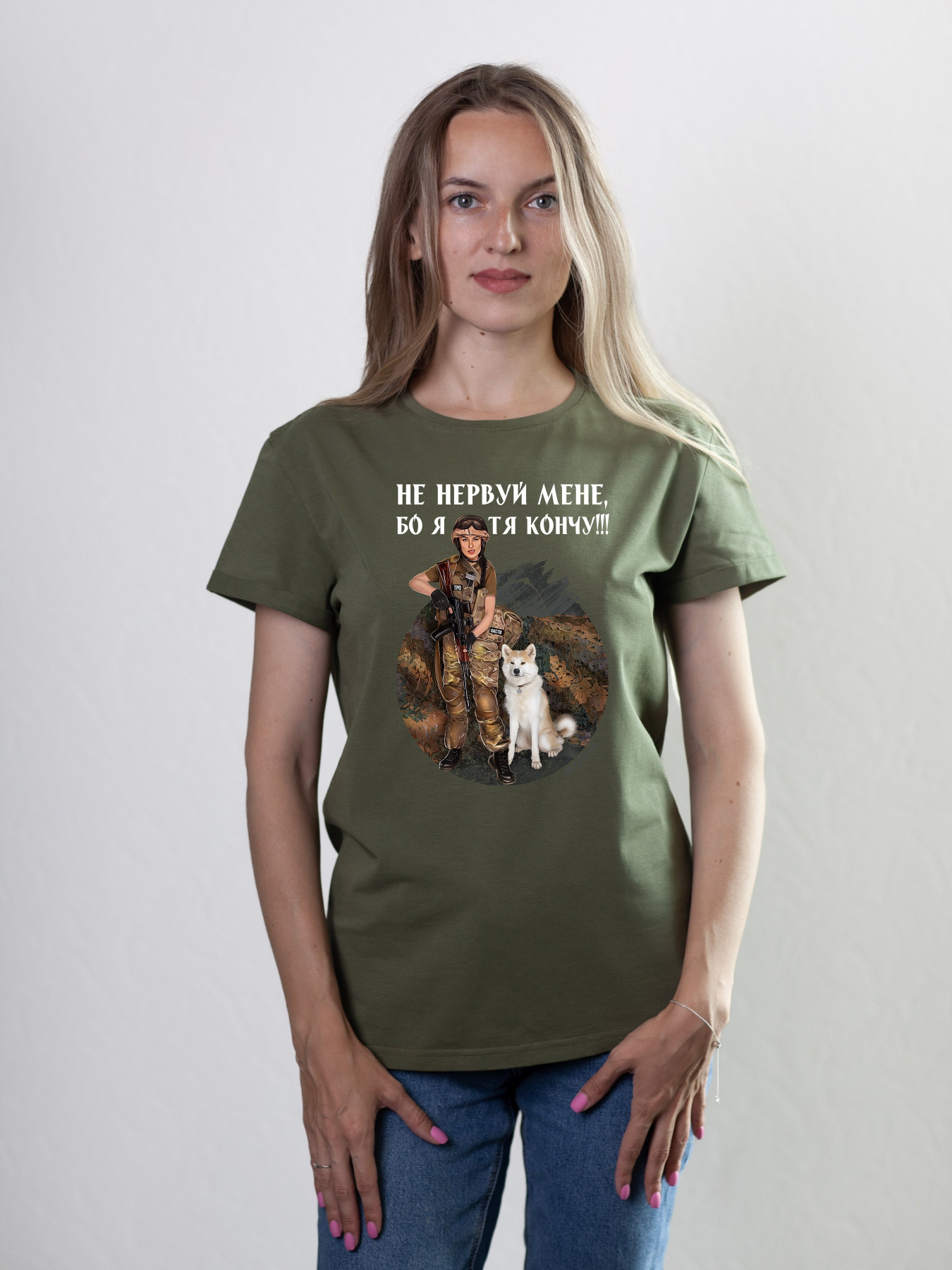 Футболка Military Women модель ТРО_олива Фото