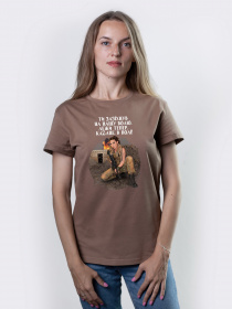 Футболка Military Women модель Хоробрість_койот Футболка Military Women модель Хоробрість_койот Фото